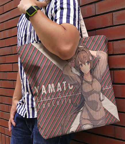 Kantai Collection: KanColle - Yamato Full Graphic Large Tote Bag Spring Casual Wear Mode Natural image 2