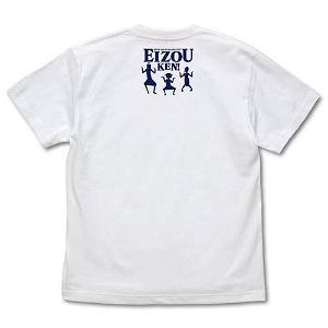 Keep Your Hands Off Eizouken! T-shirt Opening Ver. White (L Size)
