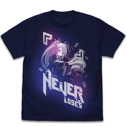 No Game No Life - Shiro T-shirt Ver. 2.0 Navy (M Size) image 1