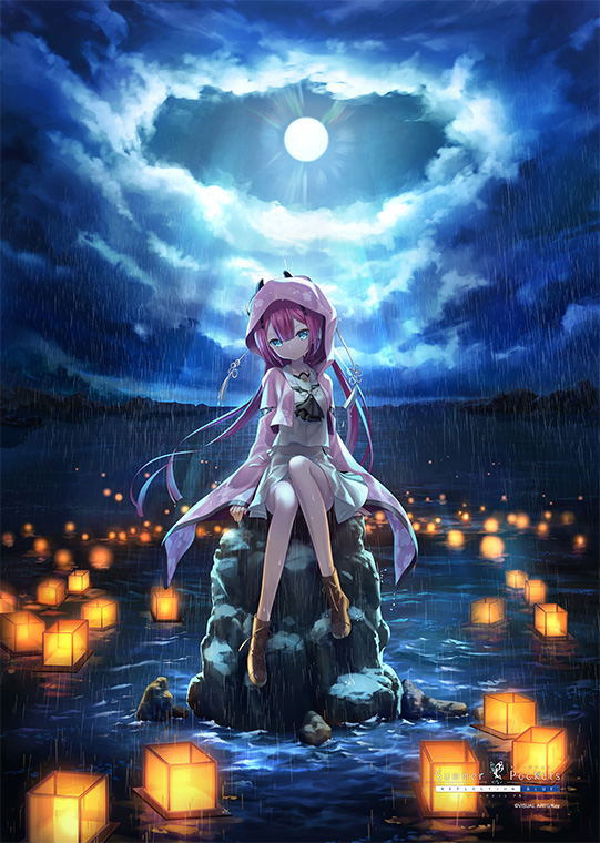 Summer Pockets Reflection Blue B2 Wall Scroll: Kamiyama Shiki image 3