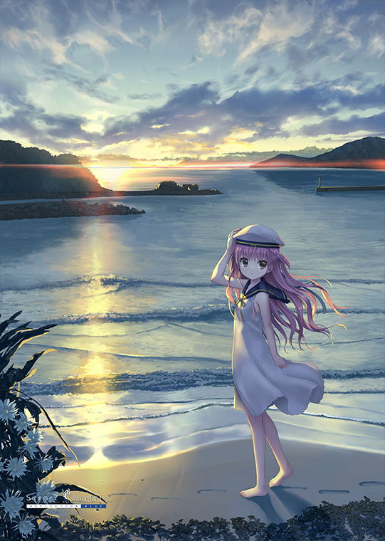 Summer Pockets Reflection Blue B2 Wall Scroll: Kato Umi image 3