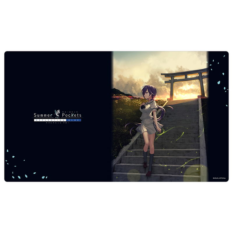 Summer Pockets Reflection Blue Rubber Mat: Mizuori Shizuku image 1