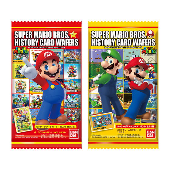 Super Mario Bros. History Card Wafer (Set of 20 packs) image 1