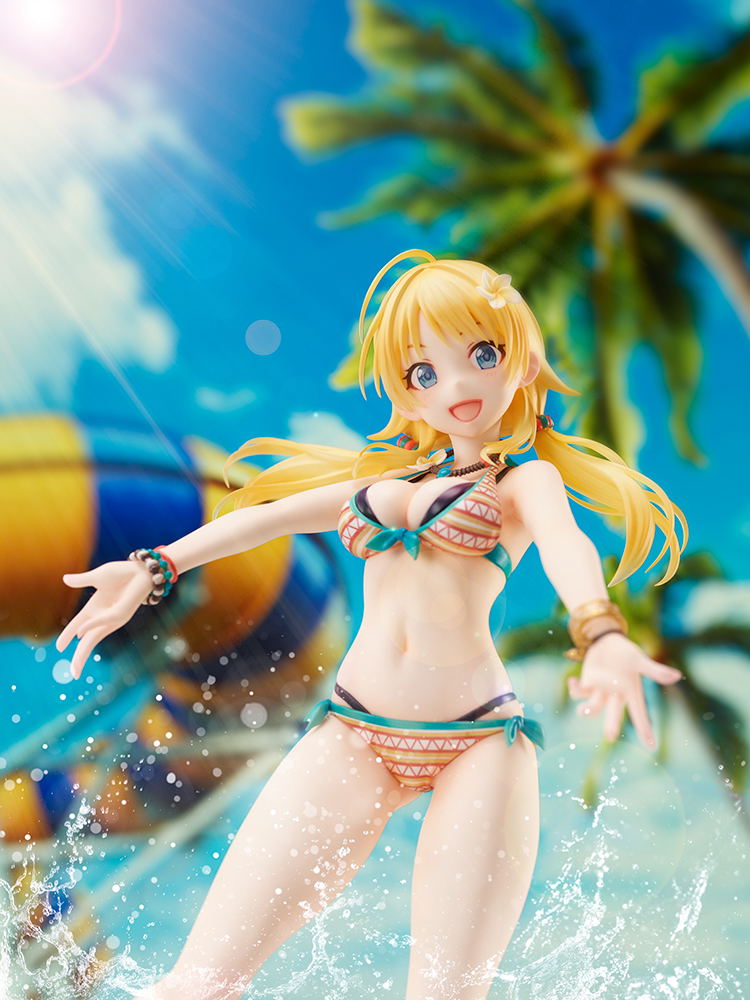 The Idolm@ster Shiny Colors 1/7 Scale Pre-Painted Figure: Natsu ni Koisuru Pizzicato! Meguru Hachimiya image 7