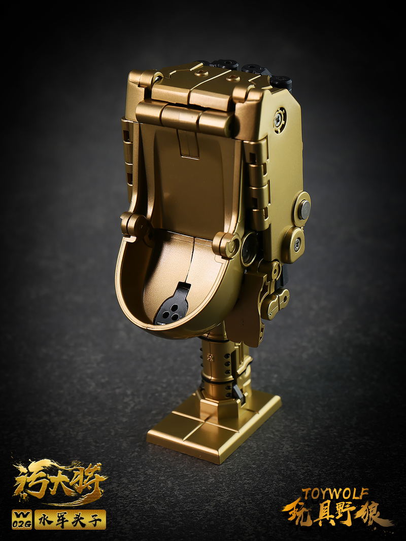 Toywolf W-02G 1/12 Scale Transformable Toy: Dirty Man Navy Leader Gold Ver. image 15