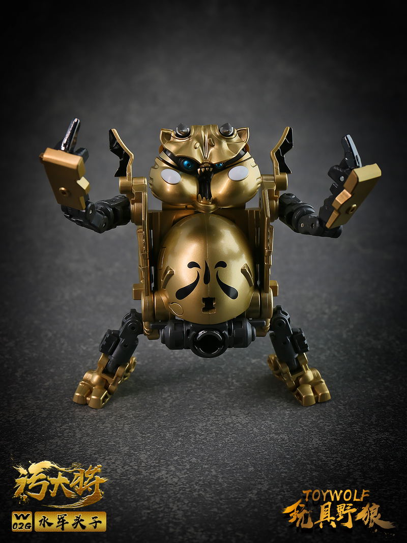 Toywolf W-02G 1/12 Scale Transformable Toy: Dirty Man Navy Leader Gold Ver. image 5