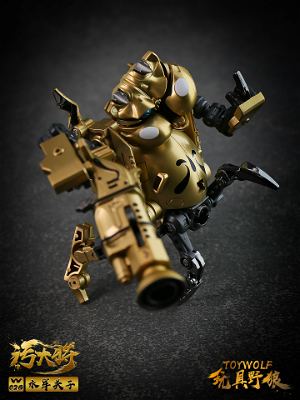 Toywolf W-02G 1/12 Scale Transformable Toy: Dirty Man Navy Leader Gold Ver.