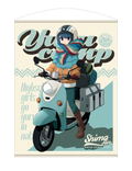 Yuru Camp New Illustration 100cm Wall Scroll: Rin Shima thumbnail 1