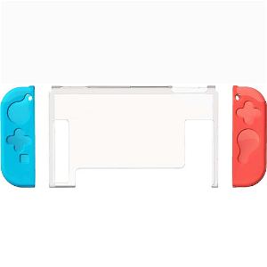 CYBER · Premium Protect Separate Cover for Nintendo Switch (Clear Blue x Clear Red)