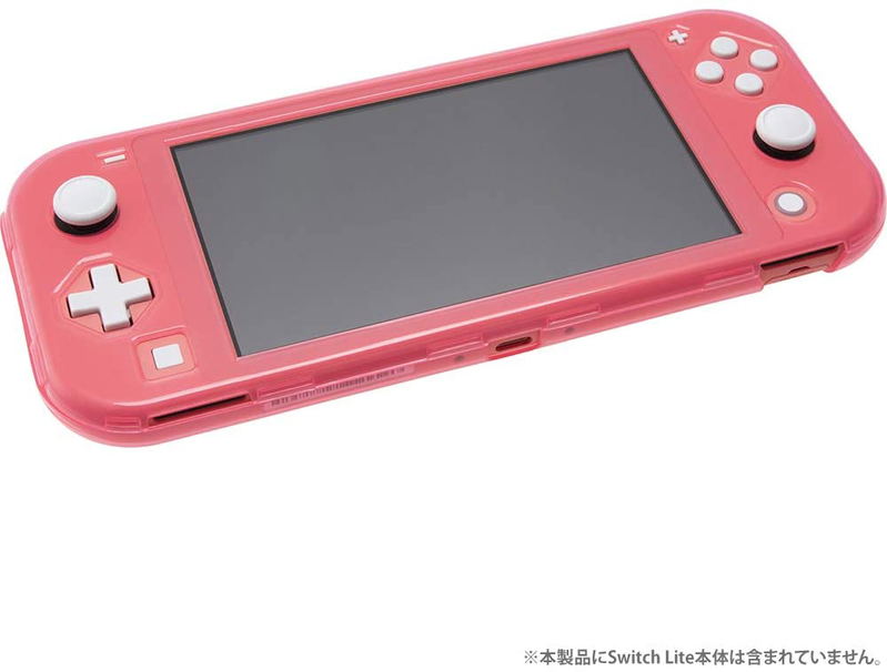 Cyber Gadget Premium Protection Cover for Nintendo Switch Lite (Clear Coral) image 2