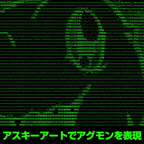 Digimon Adventure - Agumon Digital Graphic T-shirt Black (L Size) image 2