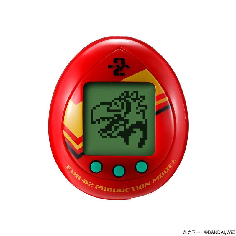 EVANGELION x Tamagotchi: General-Purpose Egg Type Kessen Heiki Evacchi Asuka Model image 1