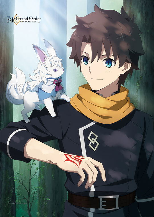 Fate/Grand Order -Absolute Demonic Battlefront Babylonia- B2 Wall Scroll: Fujimaru Ritsuka & Fou image 3