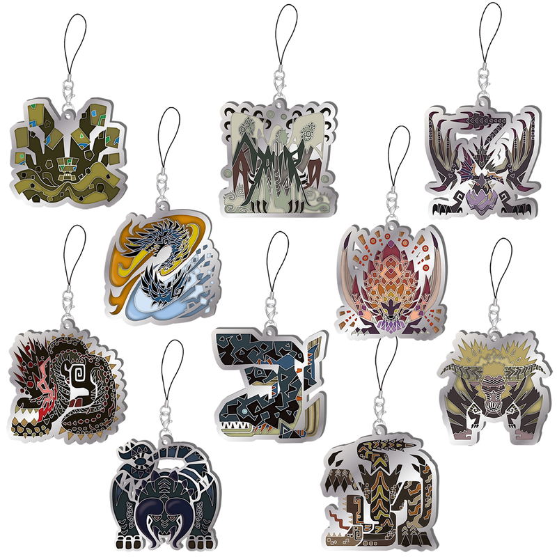 Monster Hunter World: Iceborne Monster Icon Stained Glass Type Mascot Collection Vol. 3 (Set of 10 pieces) image 1