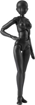 S.H.Figuarts Body-chan DX Set 2 (Solid Black Color Ver.) thumbnail 1