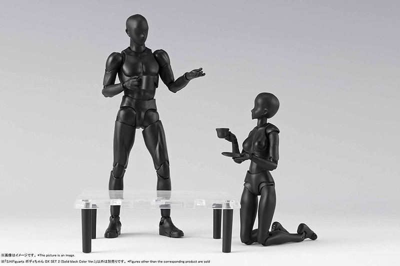 S.H.Figuarts Body-chan DX Set 2 (Solid Black Color Ver.) image 12