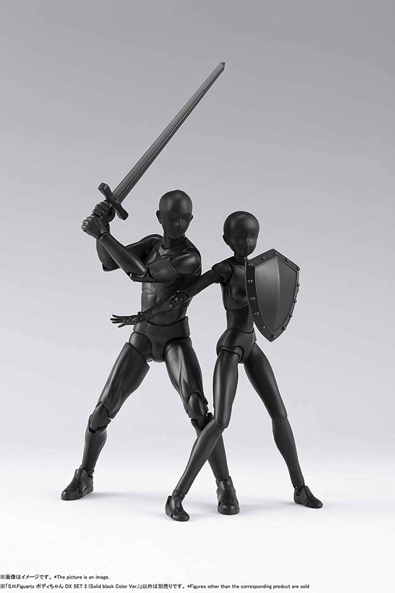 S.H.Figuarts Body-chan DX Set 2 (Solid Black Color Ver.) image 14