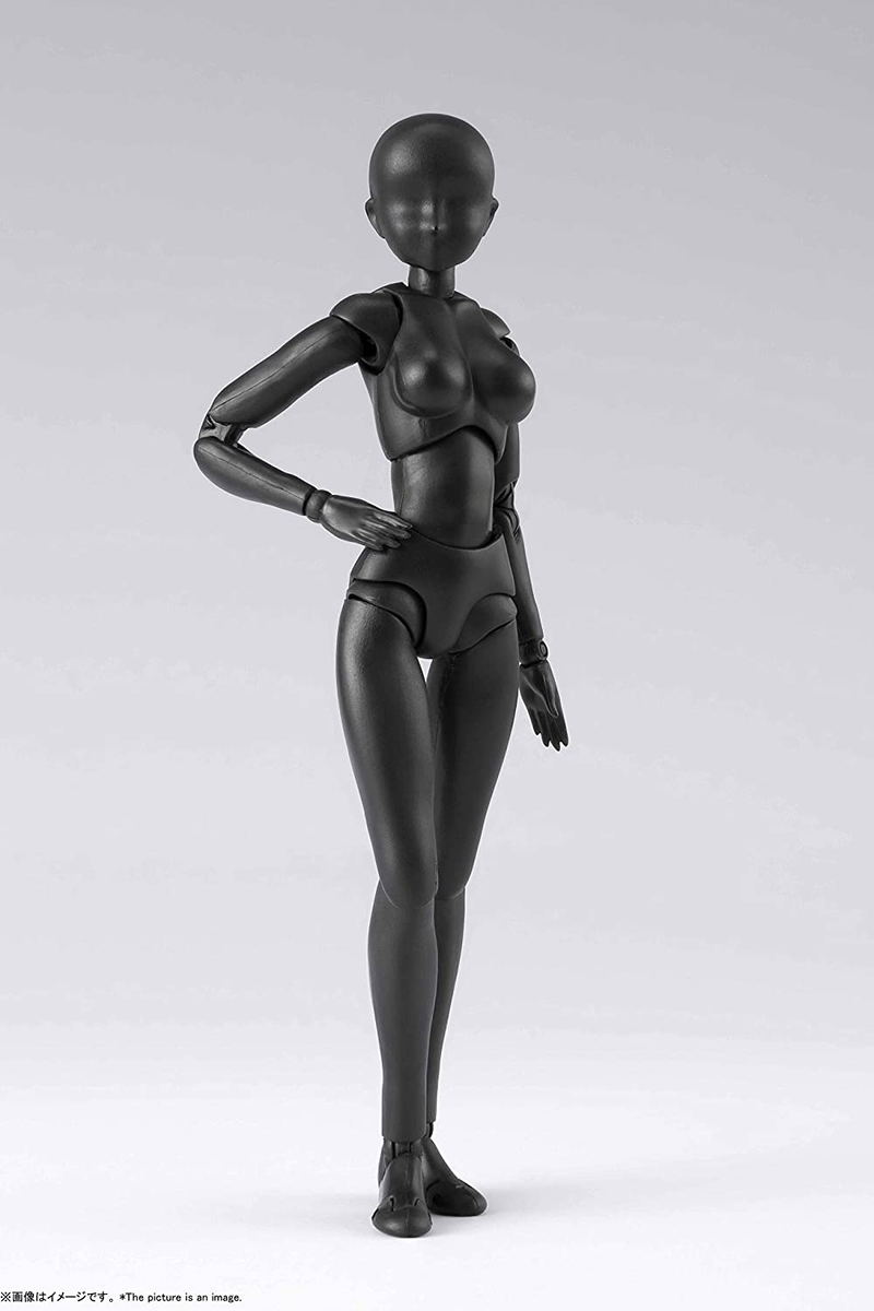 S.H.Figuarts Body-chan DX Set 2 (Solid Black Color Ver.) image 2