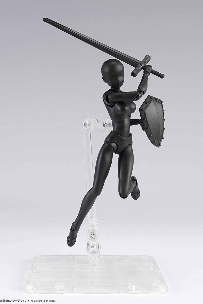 S.H.Figuarts Body-chan DX Set 2 (Solid Black Color Ver.) image 3