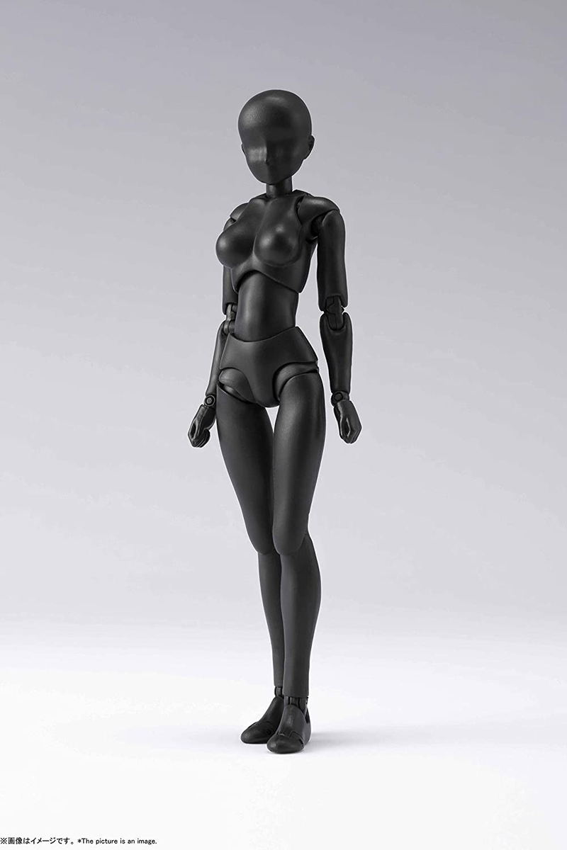 S.H.Figuarts Body-chan DX Set 2 (Solid Black Color Ver.) image 4