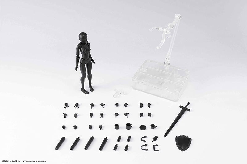 S.H.Figuarts Body-chan DX Set 2 (Solid Black Color Ver.) image 6