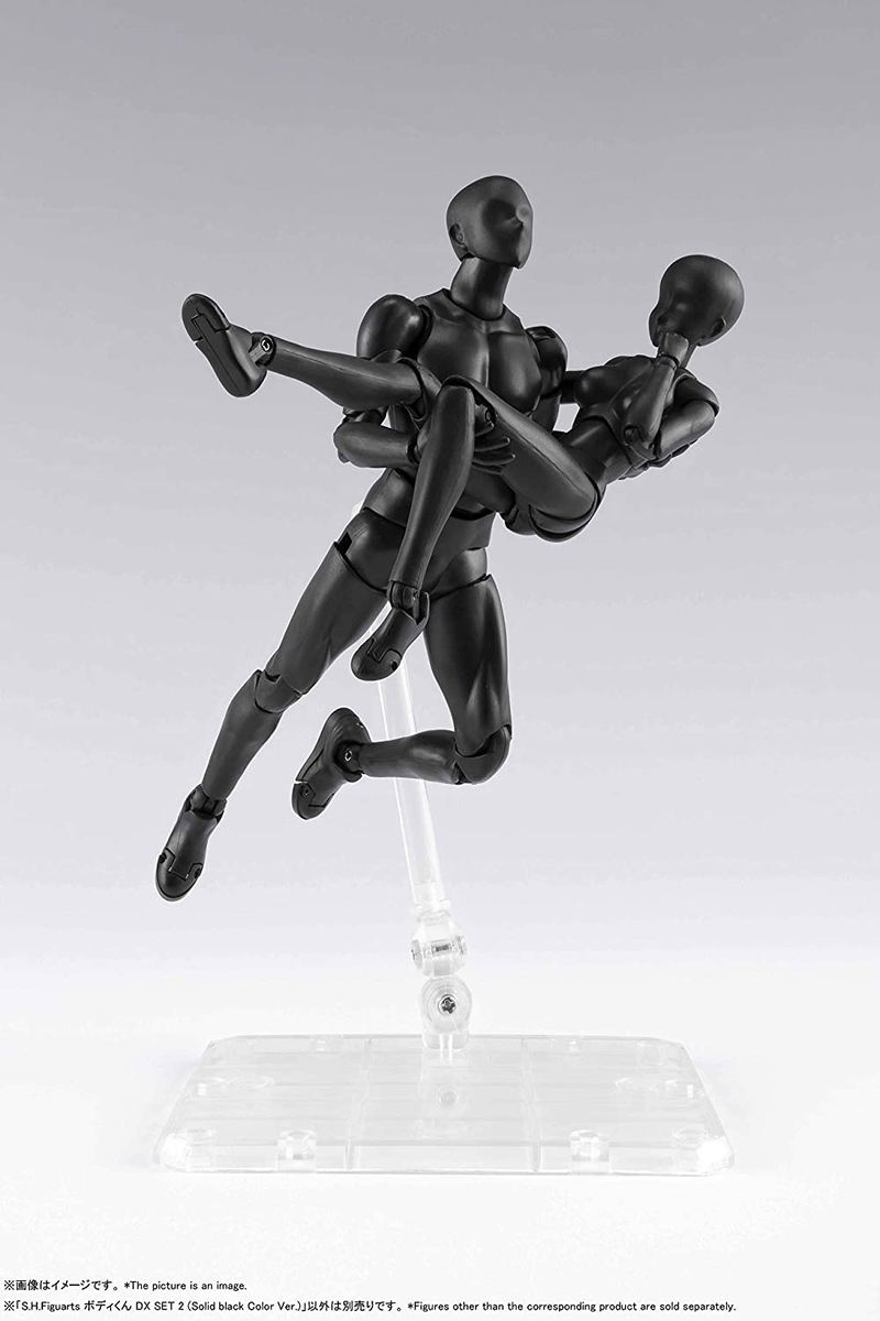 S.H.Figuarts Body-kun DX Set 2 (Solid Black Color Ver.) image 11