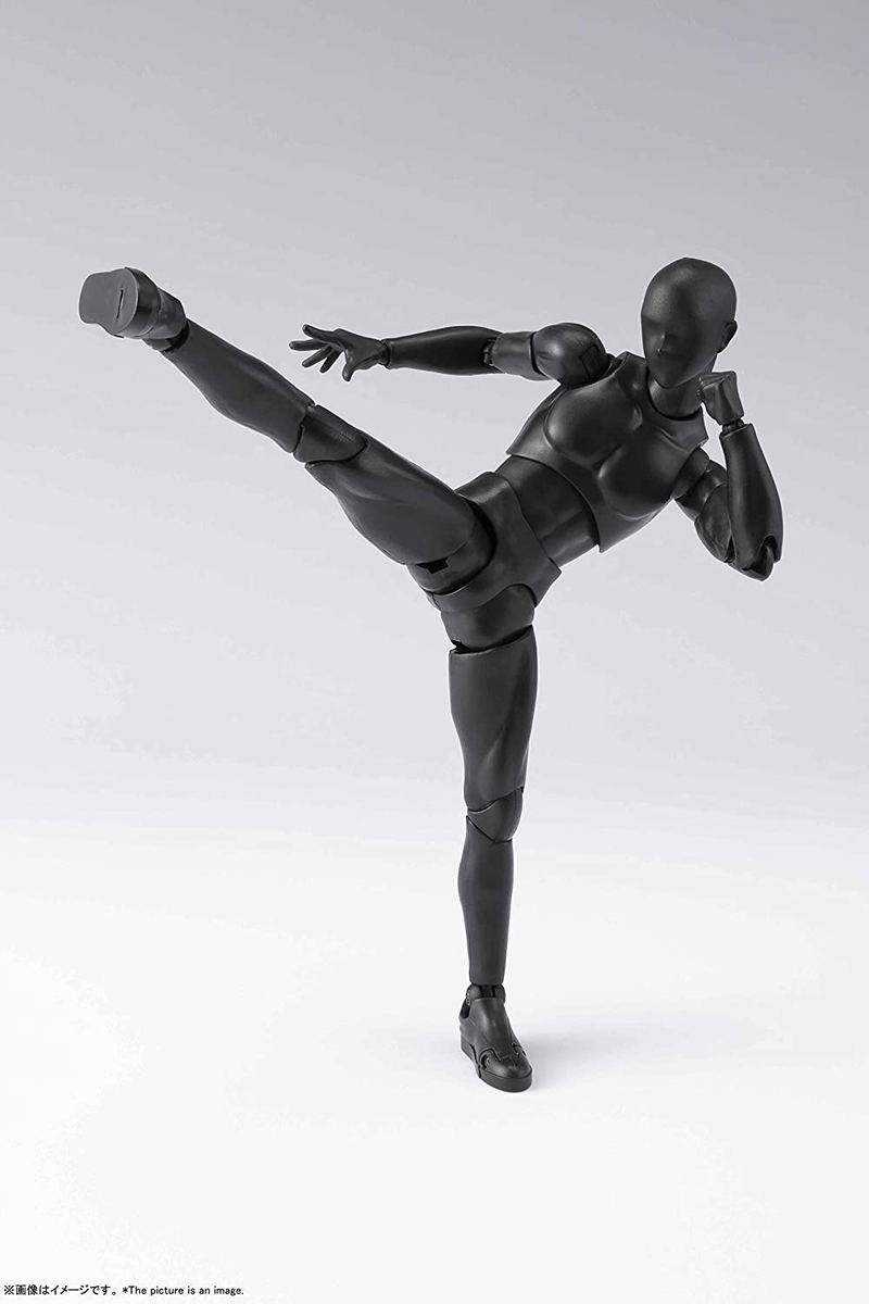 S.H.Figuarts Body-kun DX Set 2 (Solid Black Color Ver.) image 5
