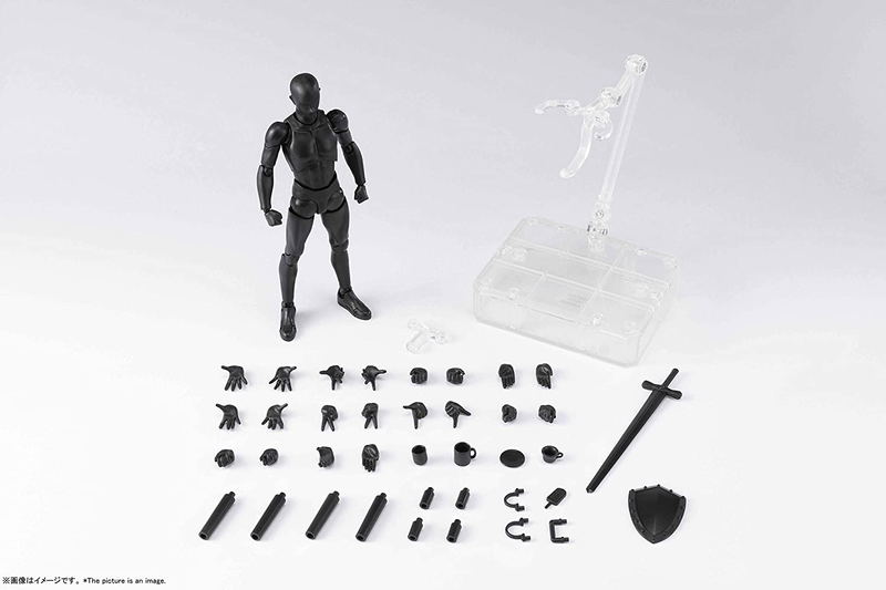 S.H.Figuarts Body-kun DX Set 2 (Solid Black Color Ver.) image 6