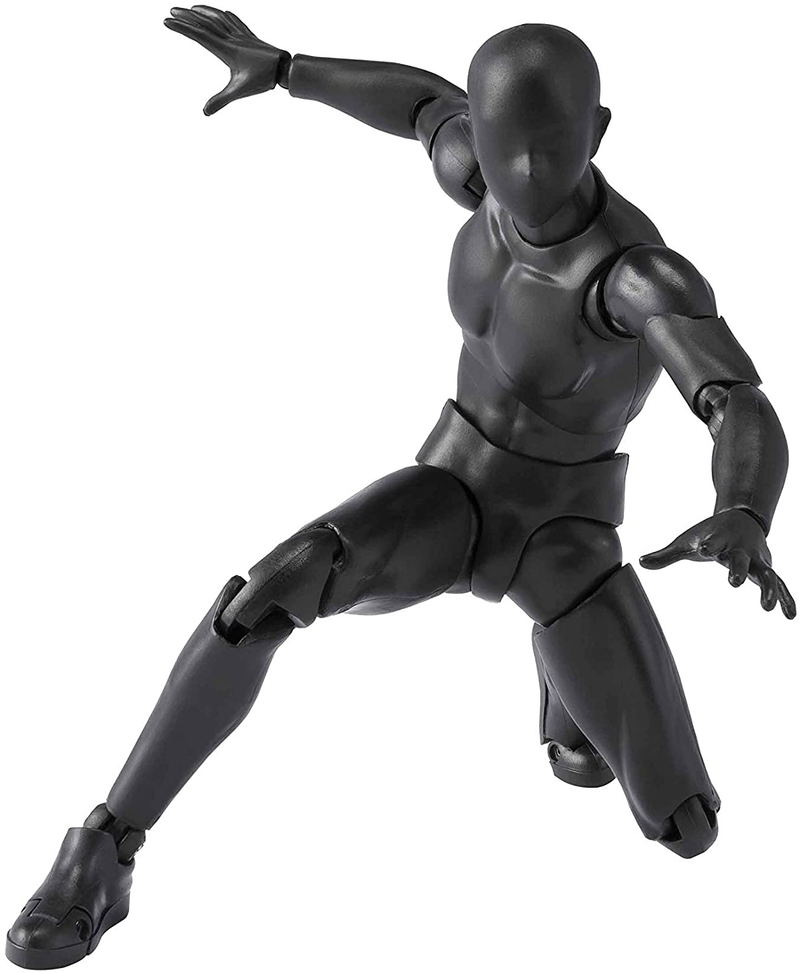 S.H.Figuarts Body-kun DX Set 2 (Solid black Color Ver.) image 1