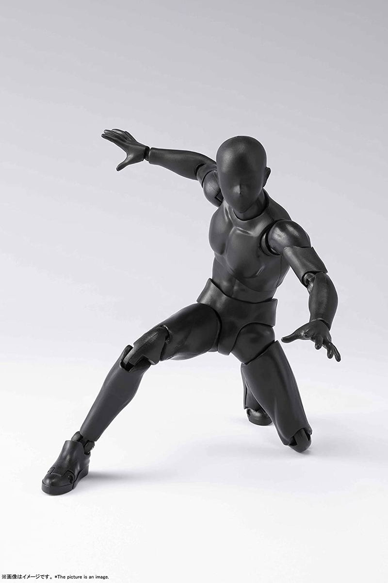 S.H.Figuarts Body-kun DX Set 2 (Solid black Color Ver.) image 2