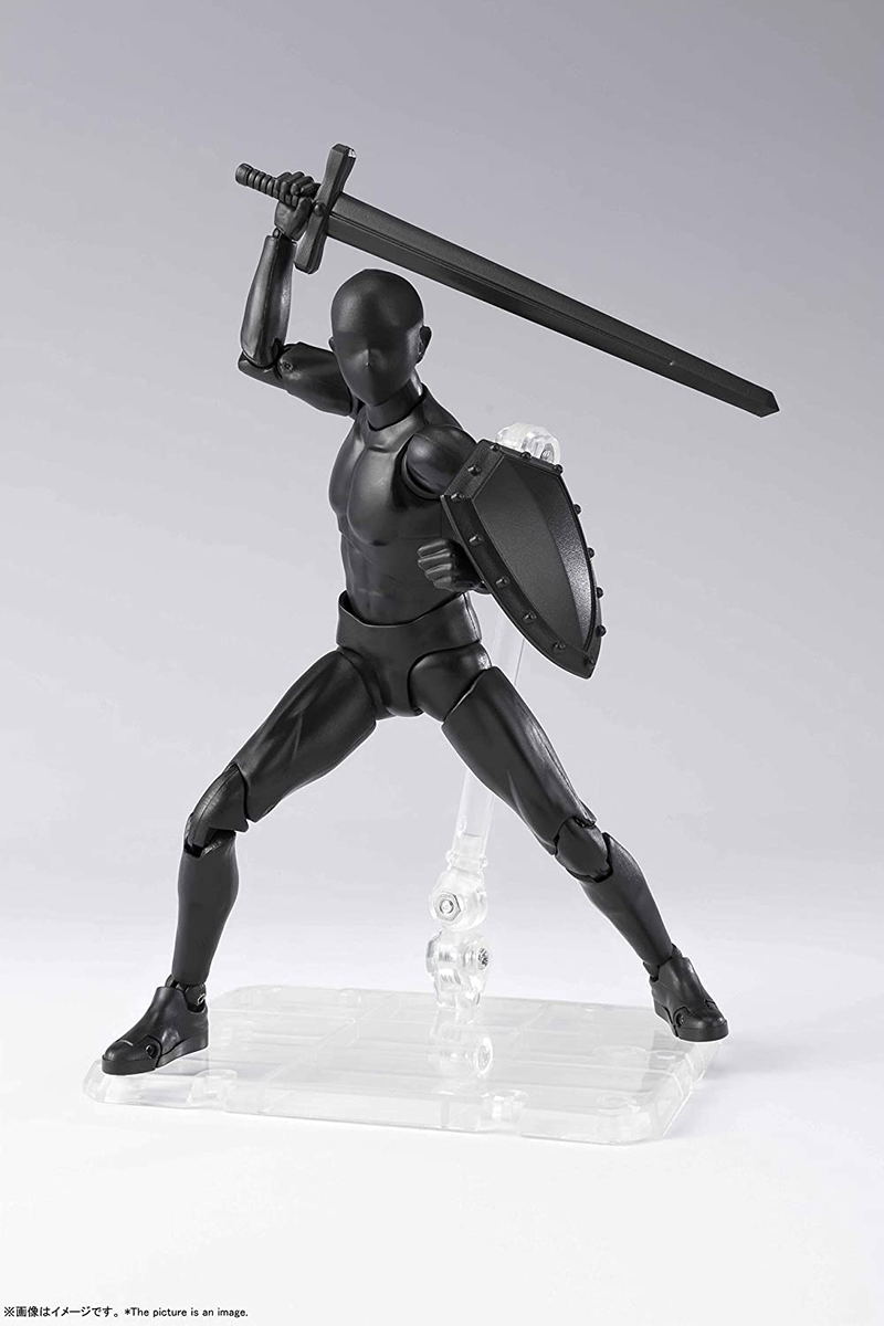 S.H.Figuarts Body-kun DX Set 2 (Solid black Color Ver.) image 3