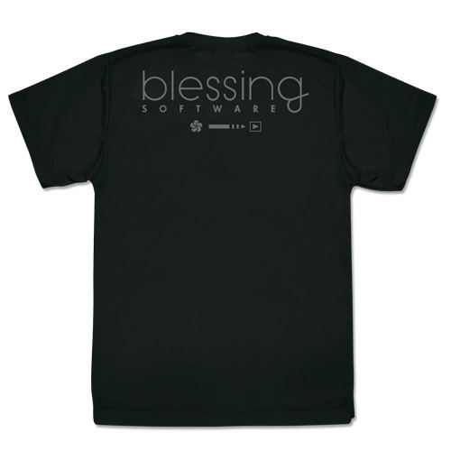 Saekano: How To Raise A Boring Girlfriend Fine - Blessing Software (6 Years Later Ver.) Dry T-shirt Black (L Size) image 2