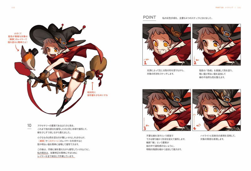 Color Painting Tutorial Let's Draw A Three-Dimensional Character!