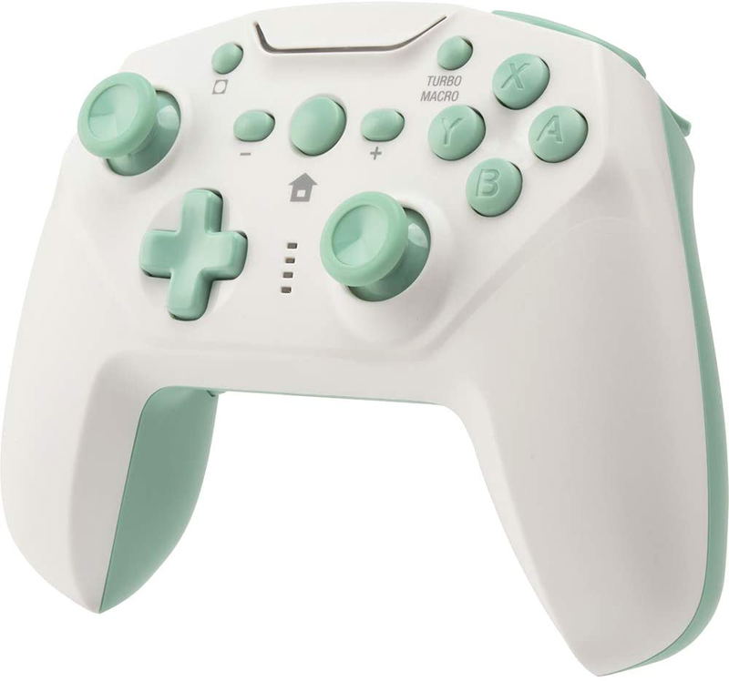 Cyber Gadget Gyro Wireless Controller for Nintendo Switch (Cream x Light Green) image 2