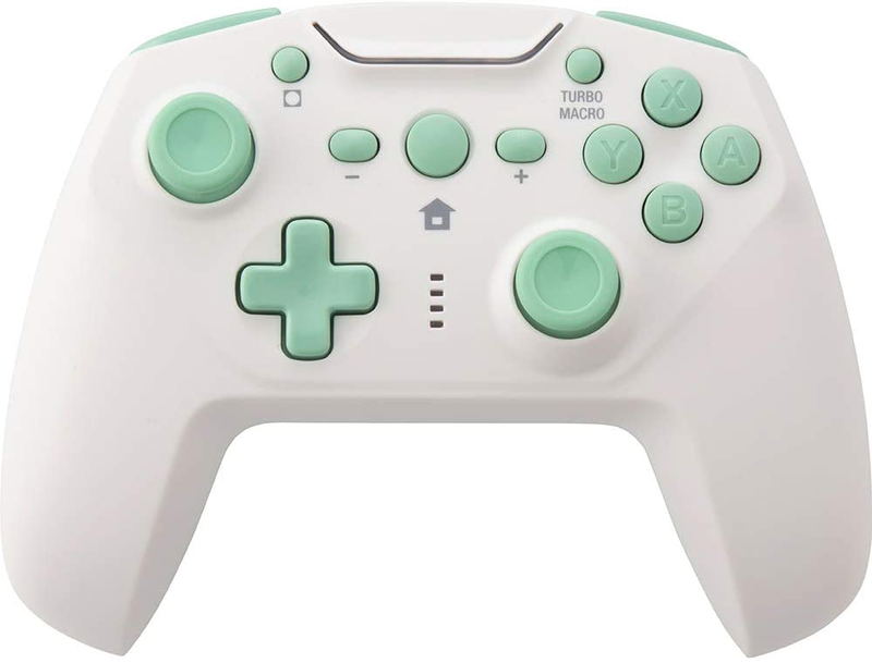 Cyber Gadget Gyro Wireless Controller for Nintendo Switch (Cream x Light Green) image 3