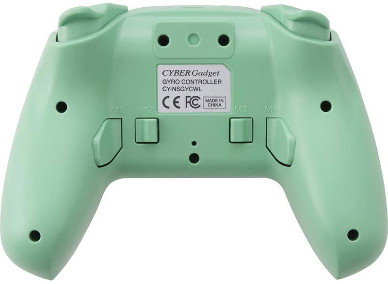 Cyber Gadget Gyro Wireless Controller for Nintendo Switch (Cream x Light Green) image 4