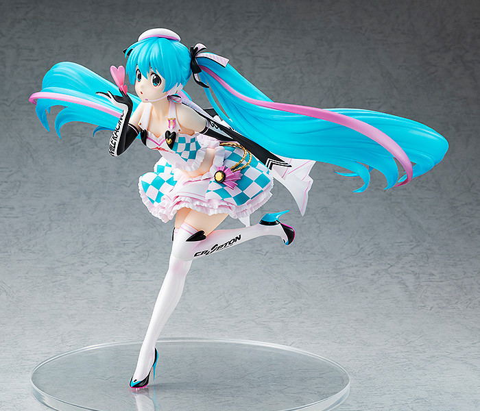 Hatsune Miku GT Project 1/7 Scale Pre-Painted Figure: Racing Miku 2019 Ver. Side Key Visual image 2