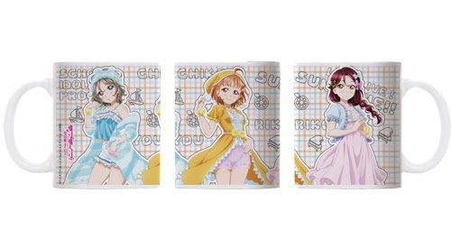 Love Live! Sunshine!! - Chika, Riko, You Full Color Mug Pajama Ver. image 1