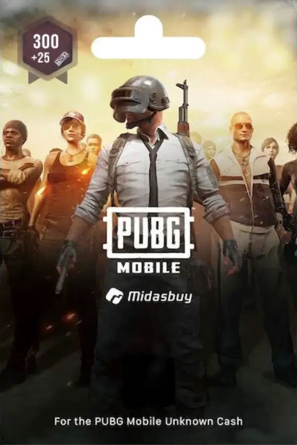 PUBG Mobile 300+25 UC Code <span class="ext ext_digital">digital</span> image 1