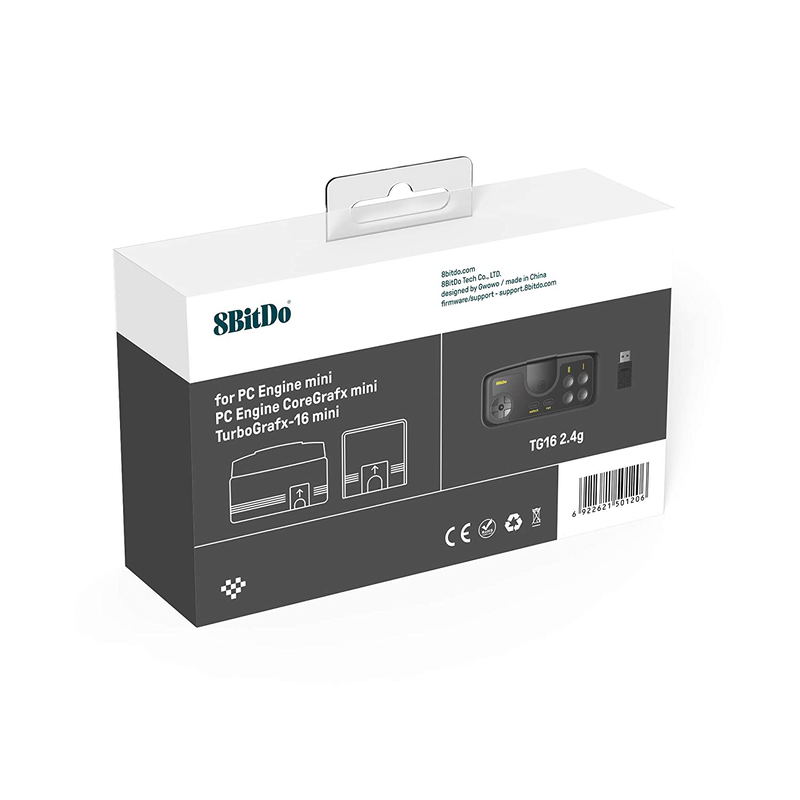 8Bitdo TG16 2.4G Wireless Gamepad for PC Engine Mini / PC Engine CoreGrafx Mini / TurboGrafx-16 Mini / Nintendo Switch image 6