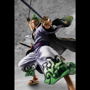 One Piece Portrait of Pirates Warriors Alliance 1/8 Scale Pre-Painted Figure: Zoro Juro