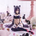 Original Character Mika Pikazo Illustration: Cat Maid thumbnail 2