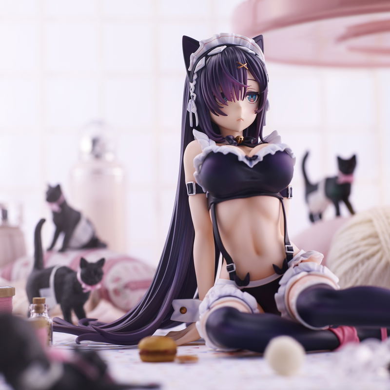 Original Character Mika Pikazo Illustration: Cat Maid image 4