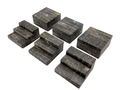 Pepatama Series 1/12 Scale Paper Diorama: M-007 Stairs Set A Dungeon Ver. thumbnail 1