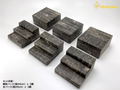 Pepatama Series 1/12 Scale Paper Diorama: M-007 Stairs Set A Dungeon Ver. thumbnail 2