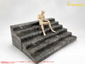 Pepatama Series 1/12 Scale Paper Diorama: M-007 Stairs Set A Dungeon Ver. thumbnail 7