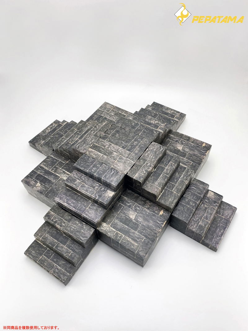 Pepatama Series 1/12 Scale Paper Diorama: M-007 Stairs Set A Dungeon Ver. image 8