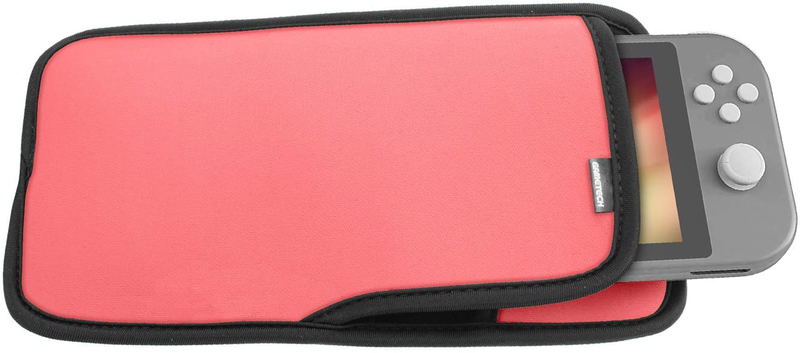 Soft Pouch for Nintendo Switch Lite (Pink) image 3