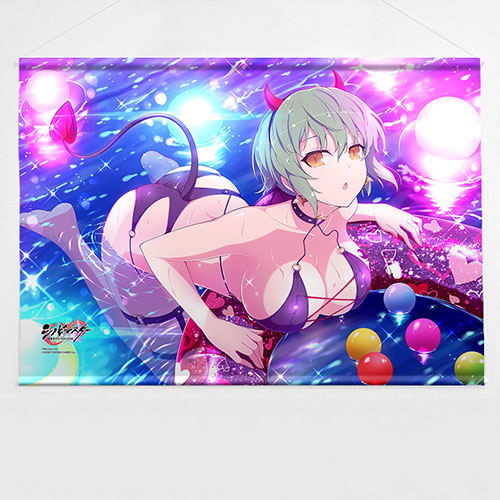 Shinobi Master Senran Kagura New Link B2 Wall Scroll: Hikage / Swimwear image 1