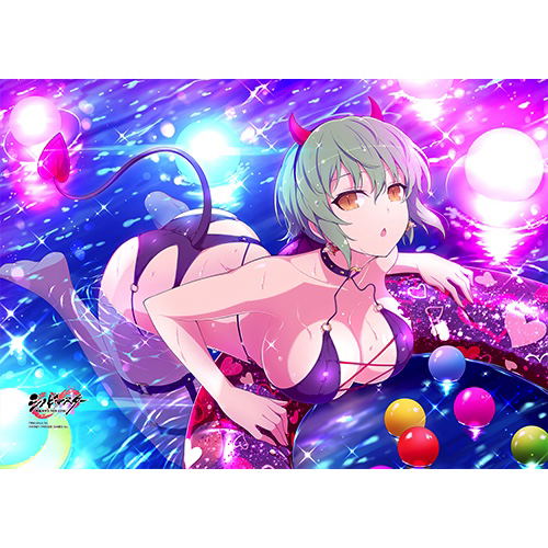 Shinobi Master Senran Kagura New Link B2 Wall Scroll: Hikage / Swimwear image 2